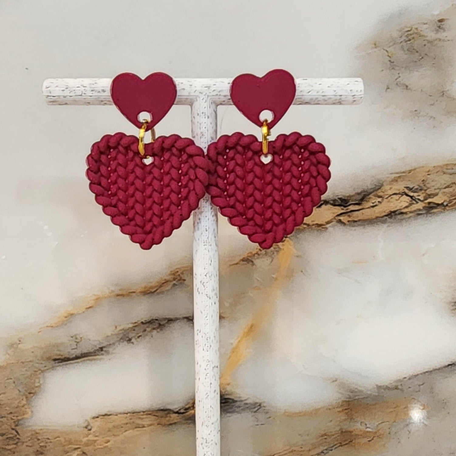 Double Heart Earring
