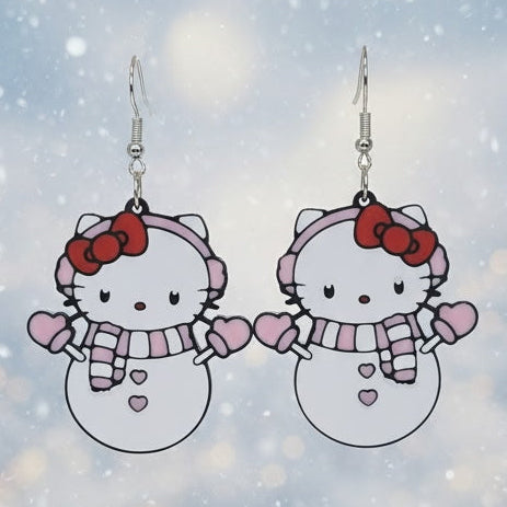 Christmas - Kitty Snowman 1049