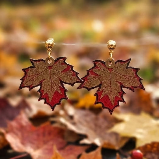Fall - Red & Bronze Leaves