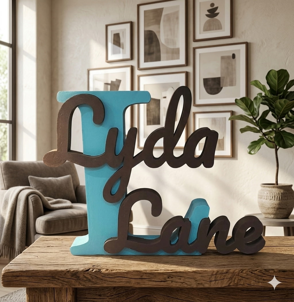 Customizable - Initial & Name