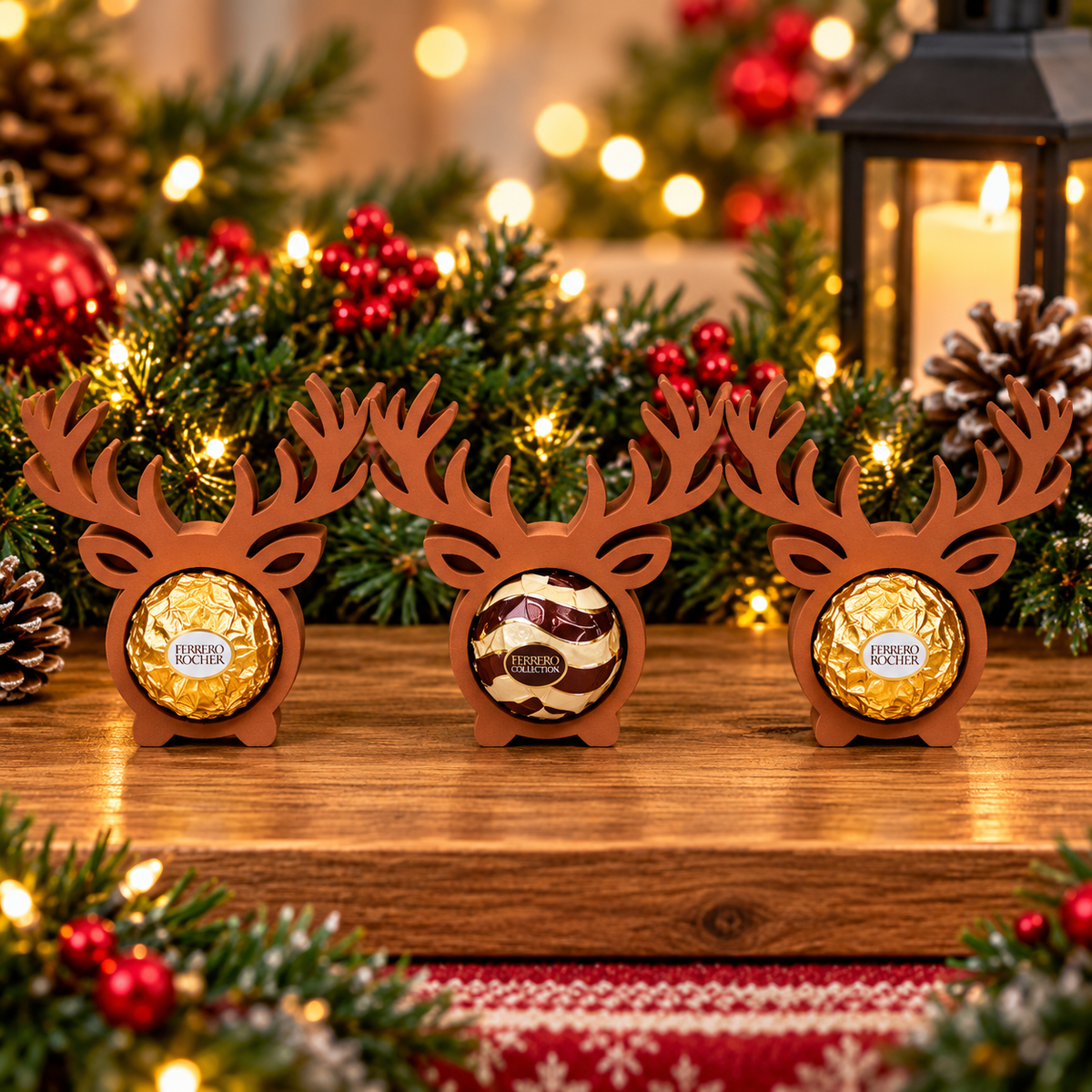Deer/Buck- Napkin Ring and/or Praline Gift Holder
