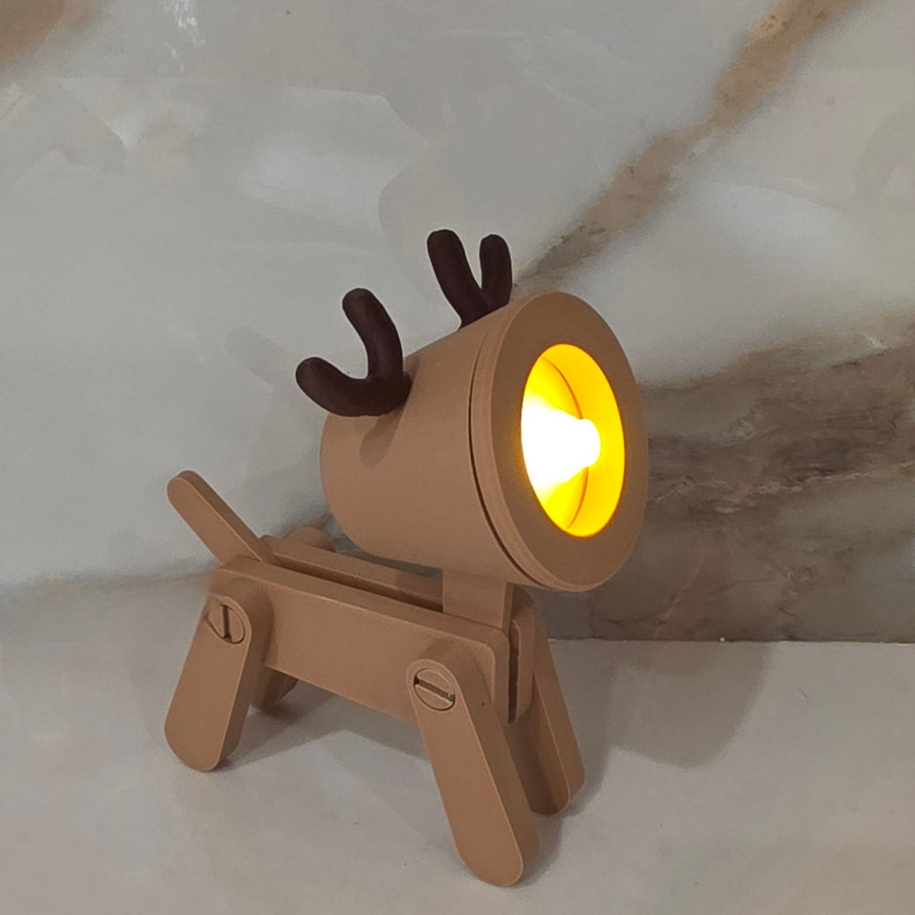 Desk Clock and/or LED Night Light - Deer
