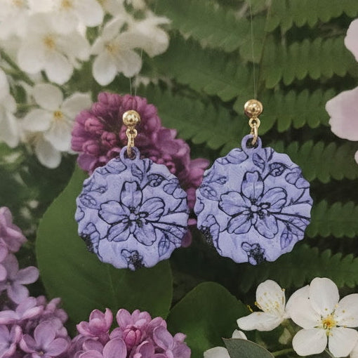 Floral - Flower Hueforge - Purple
