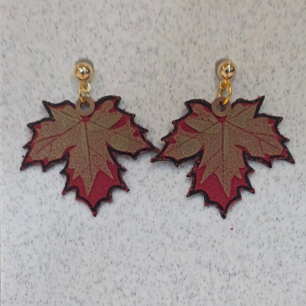 Fall - Red & Bronze Leaves