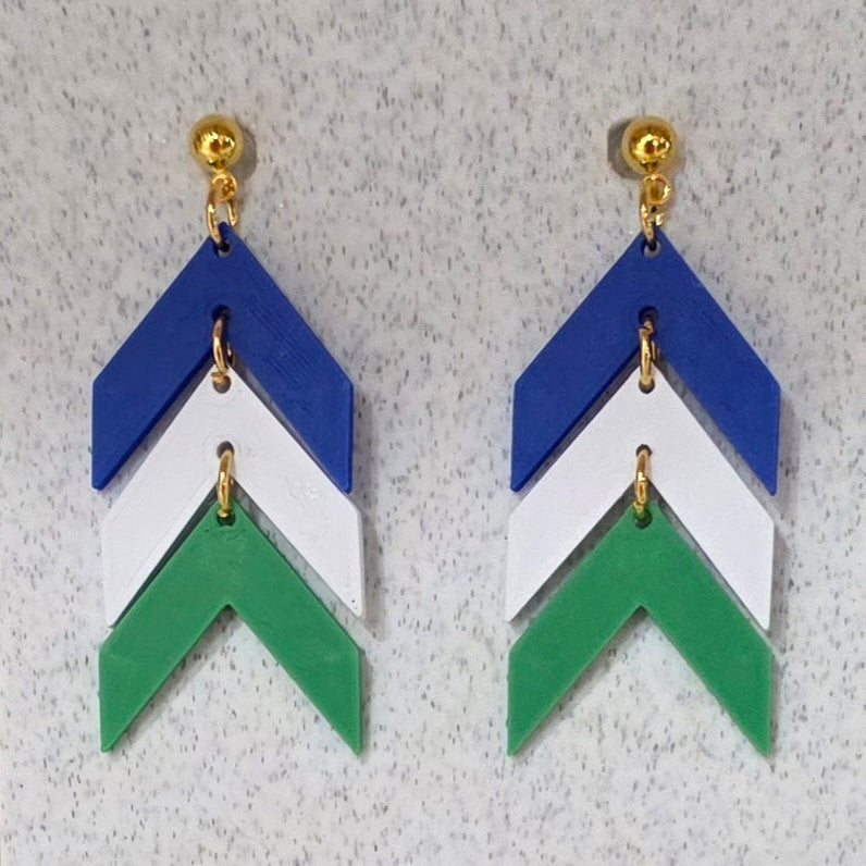 Customizable - School Color Chevron / Arrows