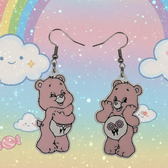 Pink Flower Bear 1198