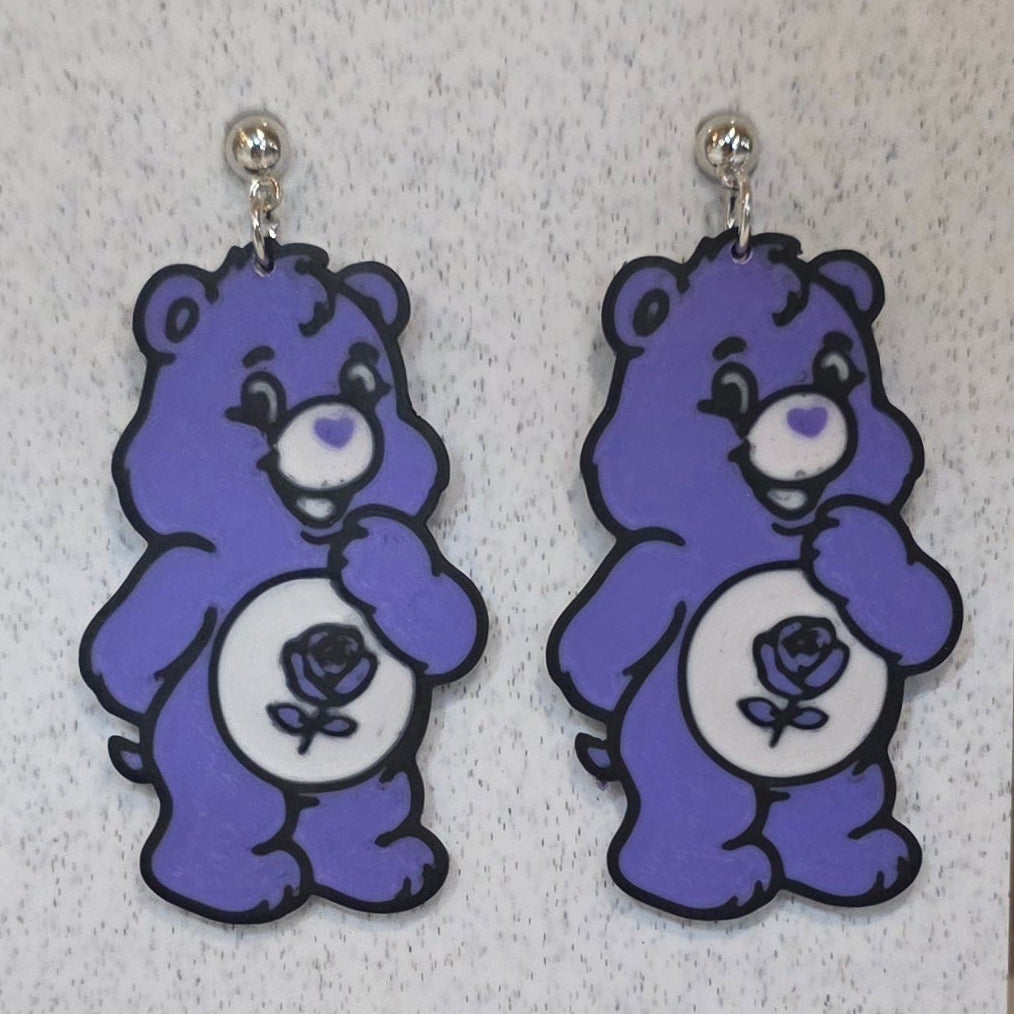 Purple Rose Bear 1196
