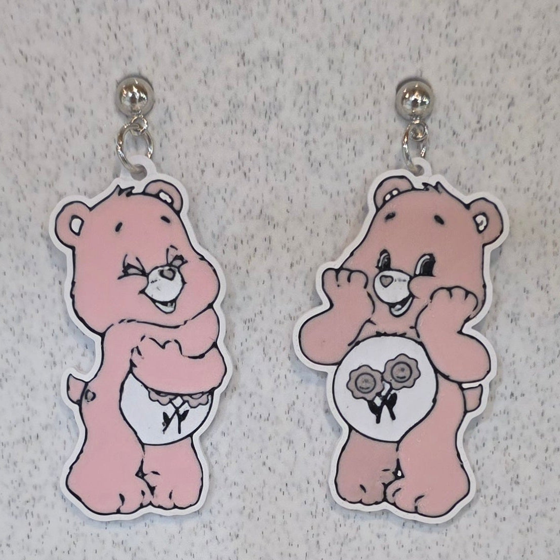 Pink Flower Bear 1198