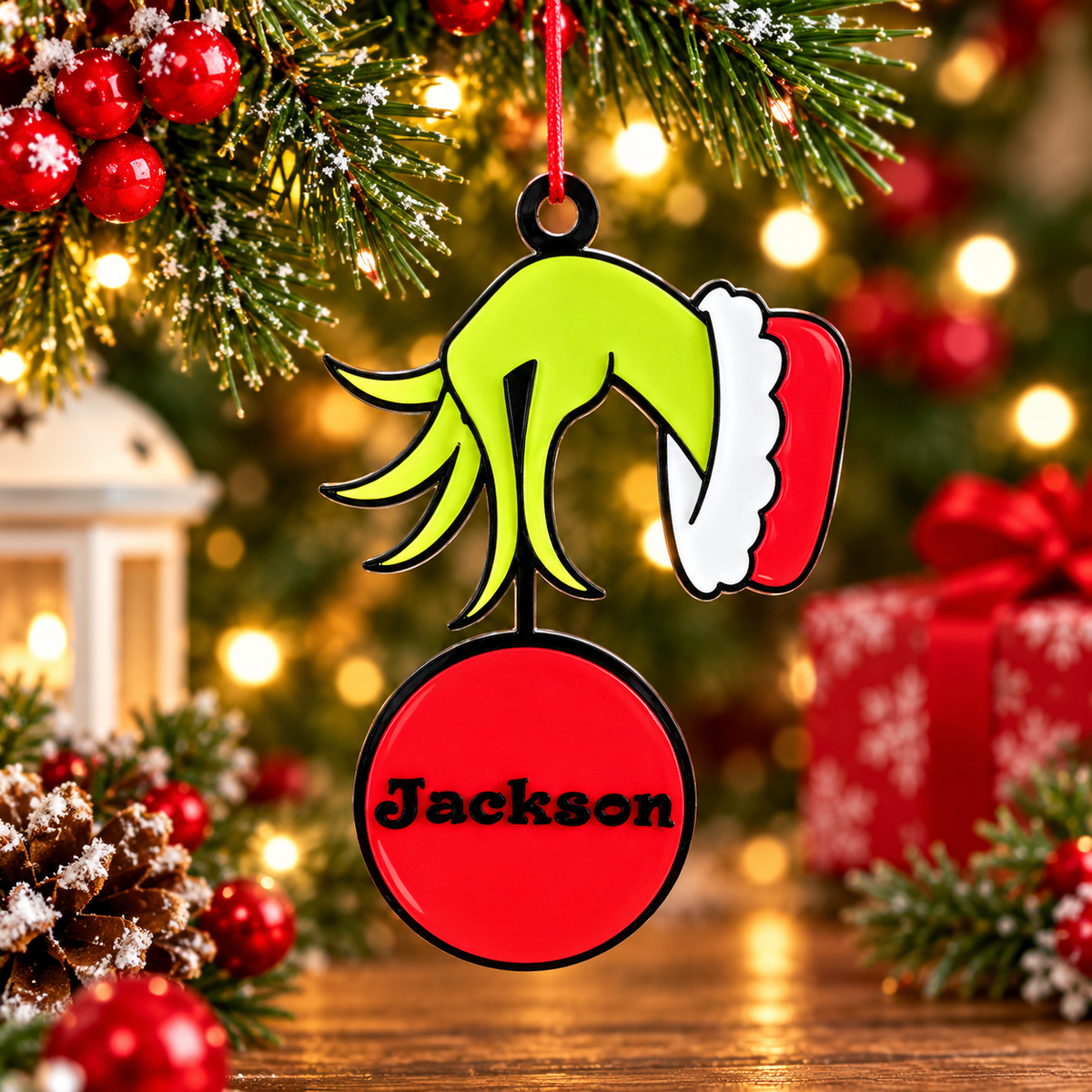 Customizable - Grinch  Hand
