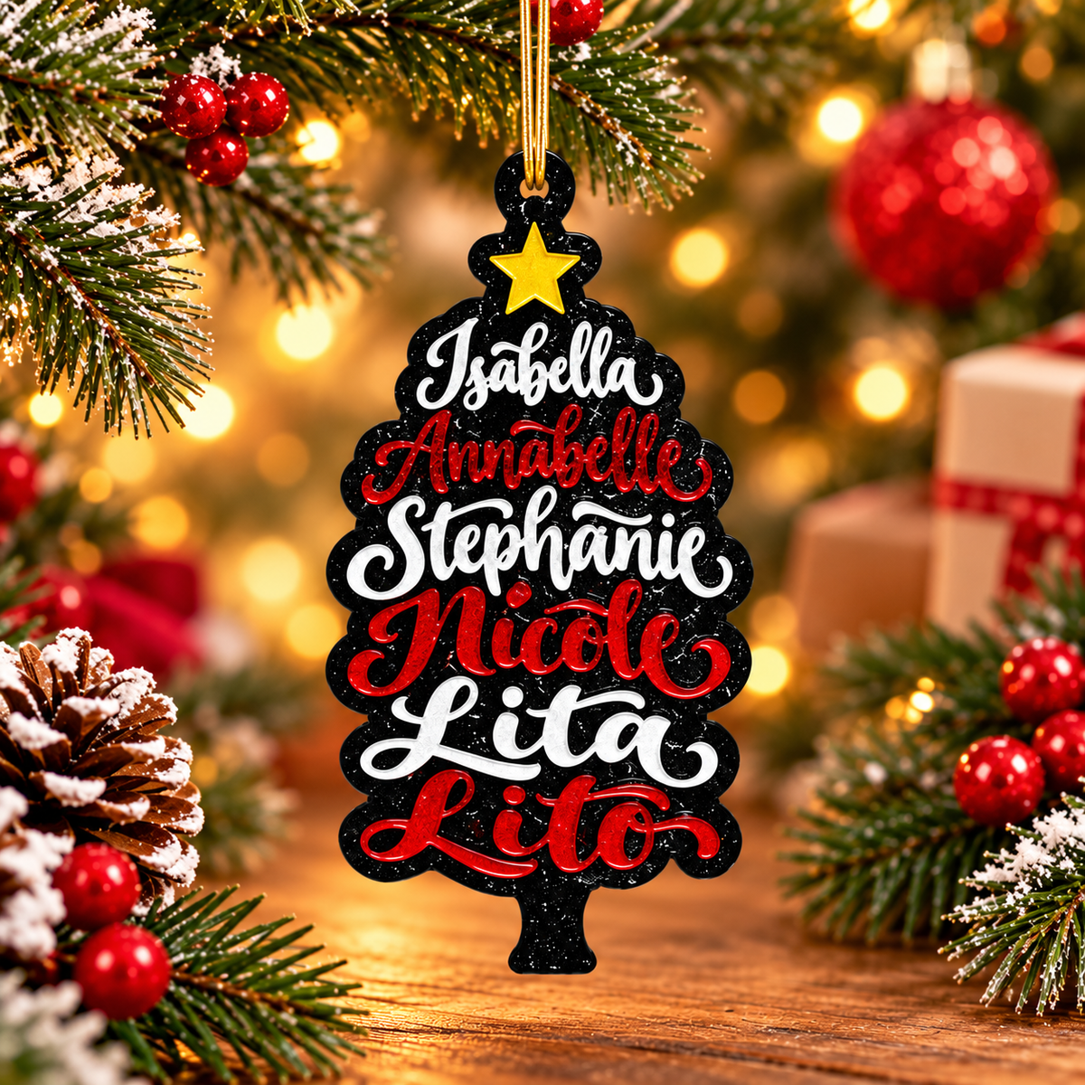 Customizable - Family Tree Ornament