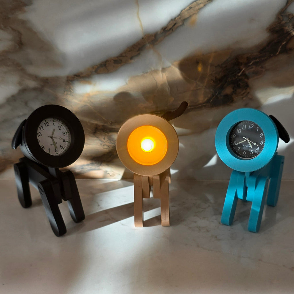 Desk Clock and/or LED Night Light- Puppy
