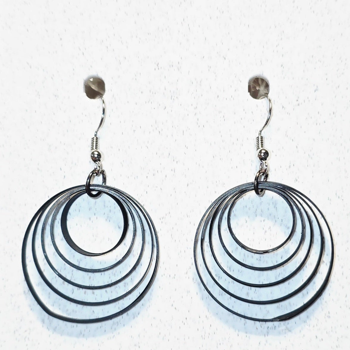 Fashion - Multi-Hoop Black 1264