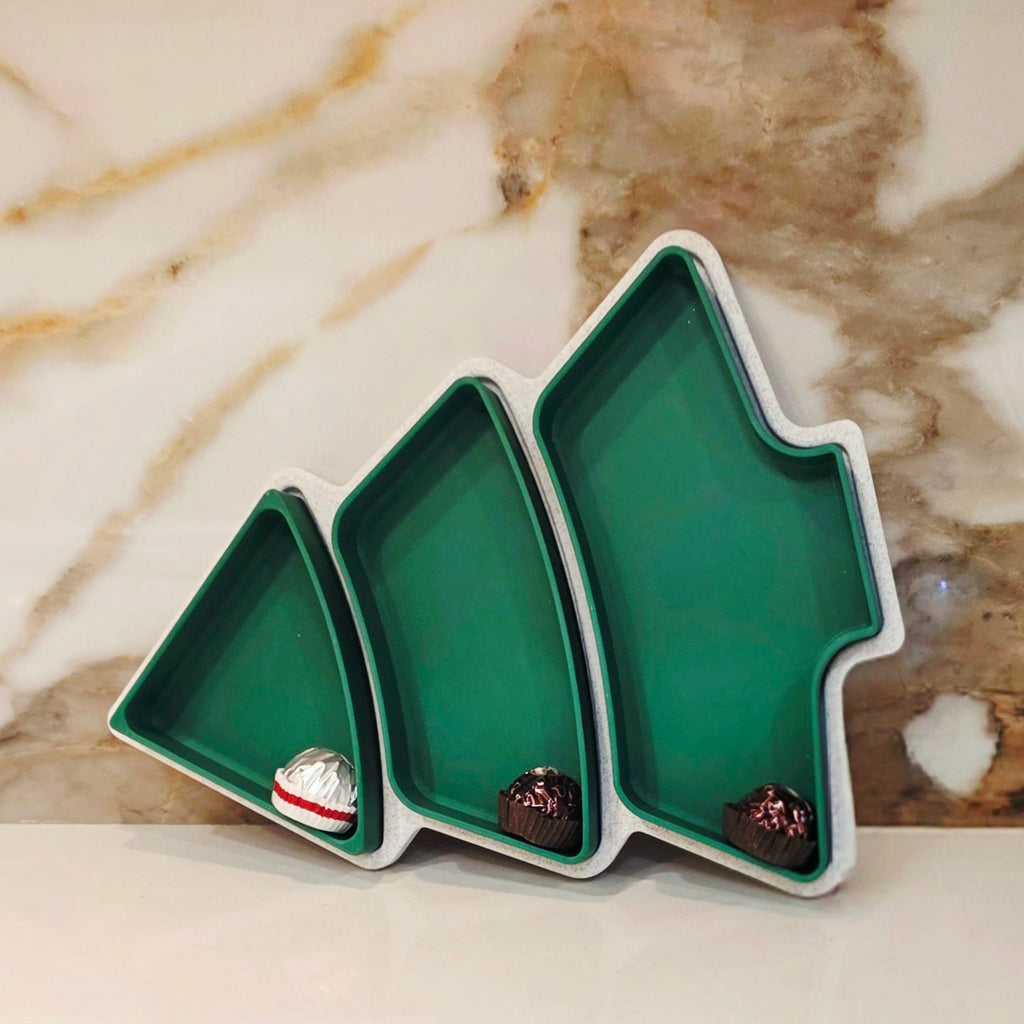 Christmas Tree Snack Tray