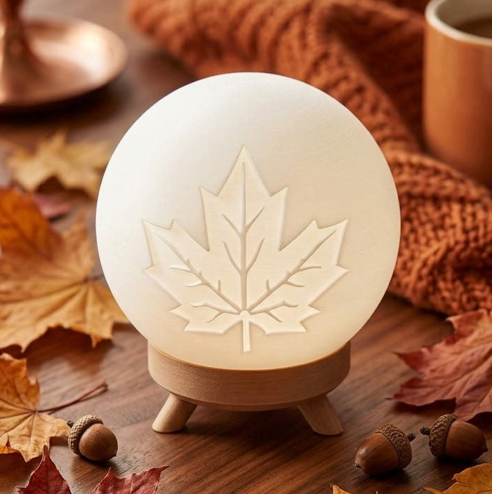 Tealight Ball - LED Only- Leaf Tealight