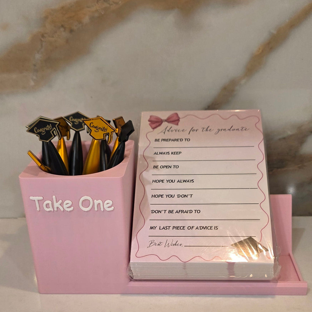 Customizable  - Business Card/Pamphlet w/Pen Cup