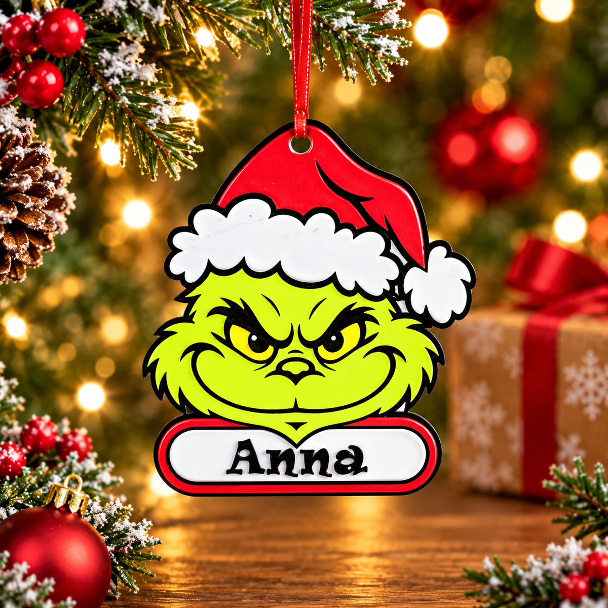Customizable Ornament - Grinch 1