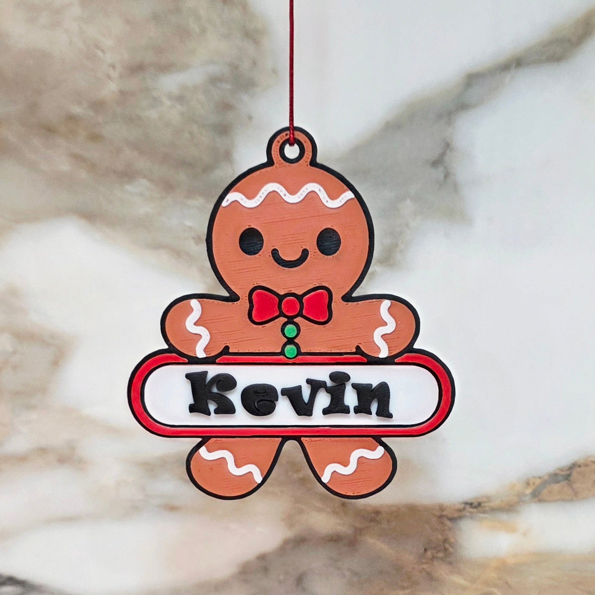 Customizable Ornament - Gingerbread Man