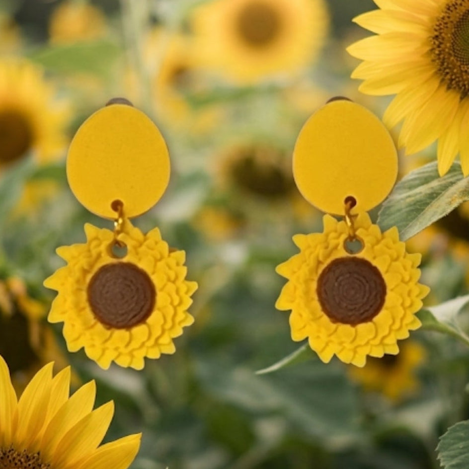 Sunflower Earring 1001