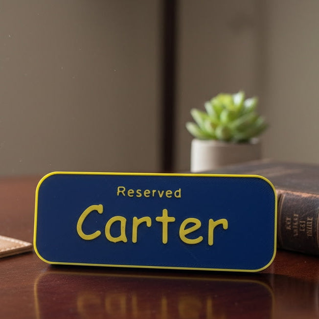 Customizable - Name plate (Single or Multi Line)