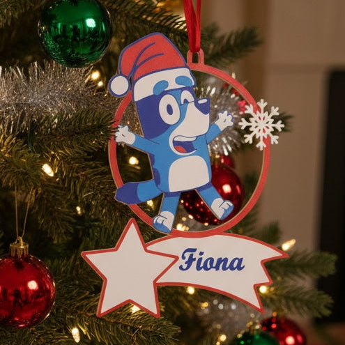 Customizable Ornament - Bluey