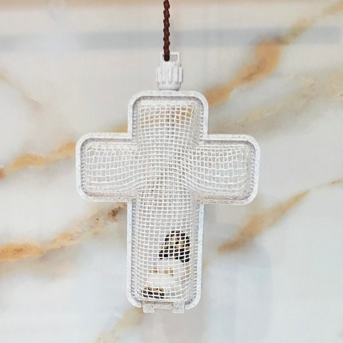 Thermoformed Cross and Baby Jesus (Sitting/Monitor)
