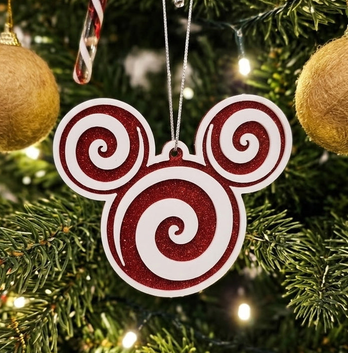 Ornament - Swirl Ears