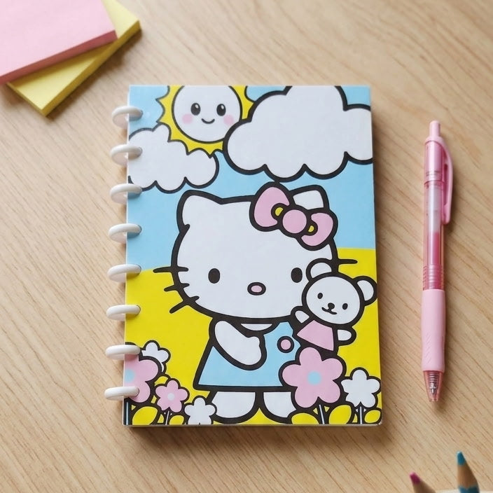 A5 Kitty - Notebook/Journal Cover - Refillable