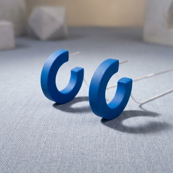 Fashion - Square Tube Hoop Blue