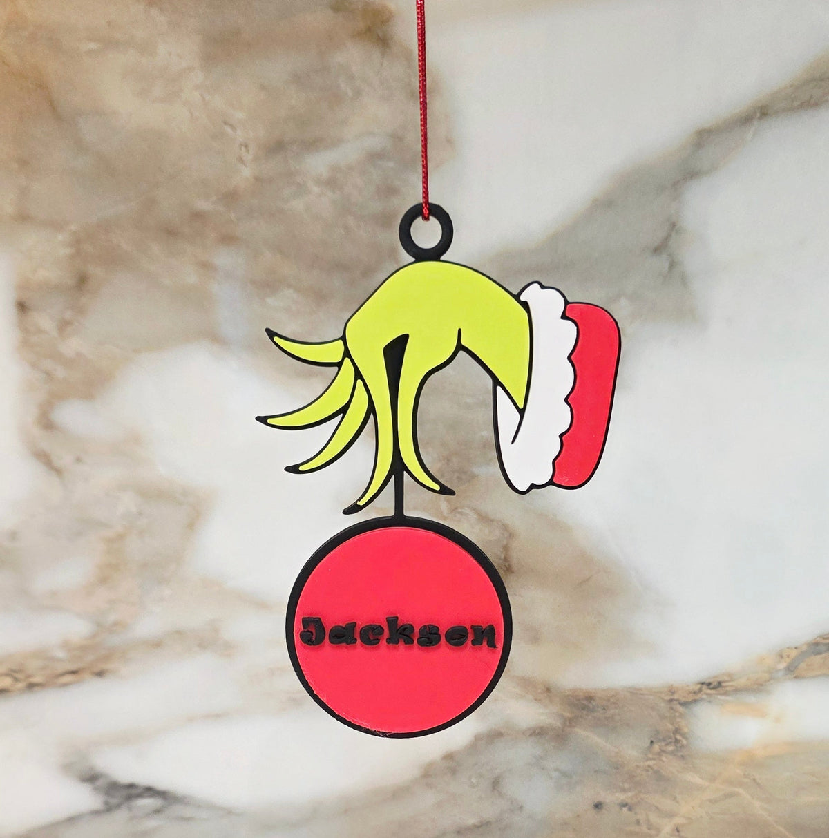 Customizable - Grinch  Hand