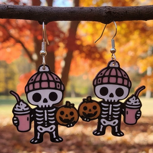 Fall - Skull with Drink 1182