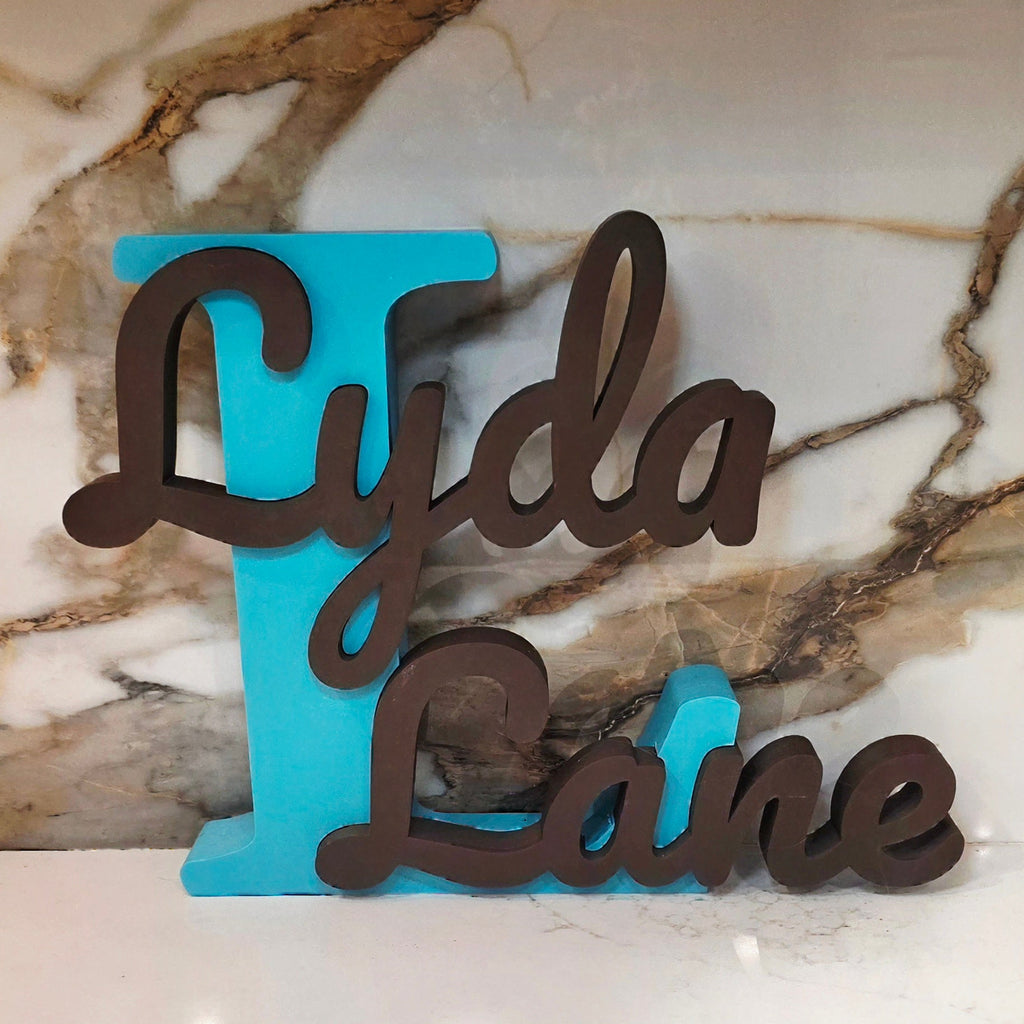 Customizable - Initial & Name