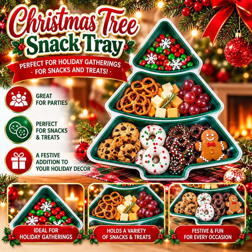 Christmas Tree Snack Tray