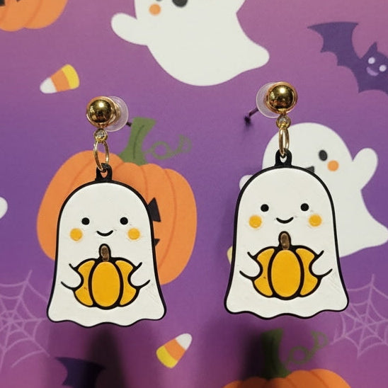 Fall - Ghost w/Pumpkin 1258