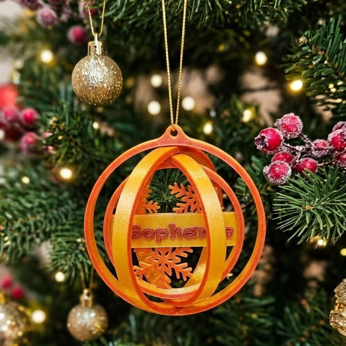 Customizable 4 Ring Ornament