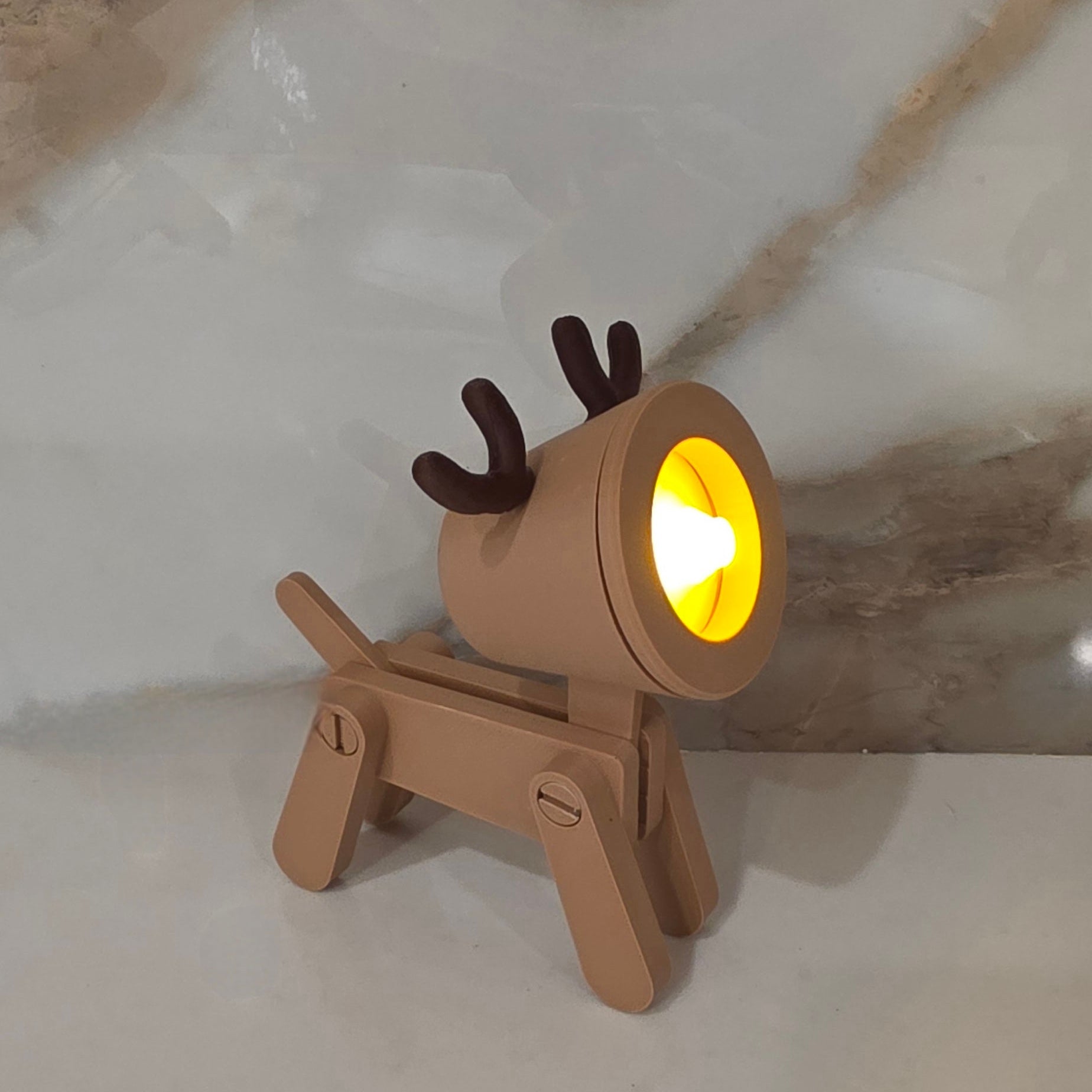 Desk Clock and/or LED Night Light - Deer