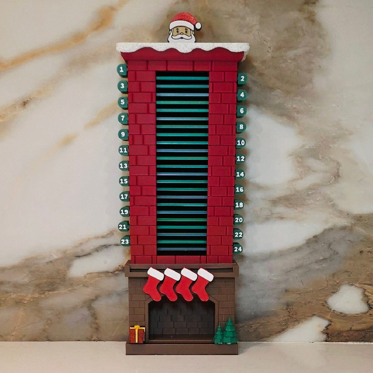 Santa Advent Chimney Drop Calendar
