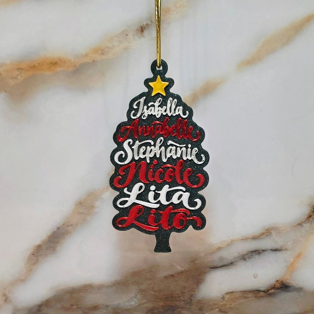 Customizable - Family Tree Ornament