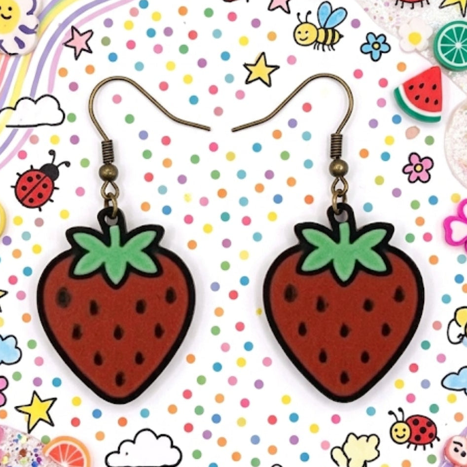 Strawberry Earring 1092