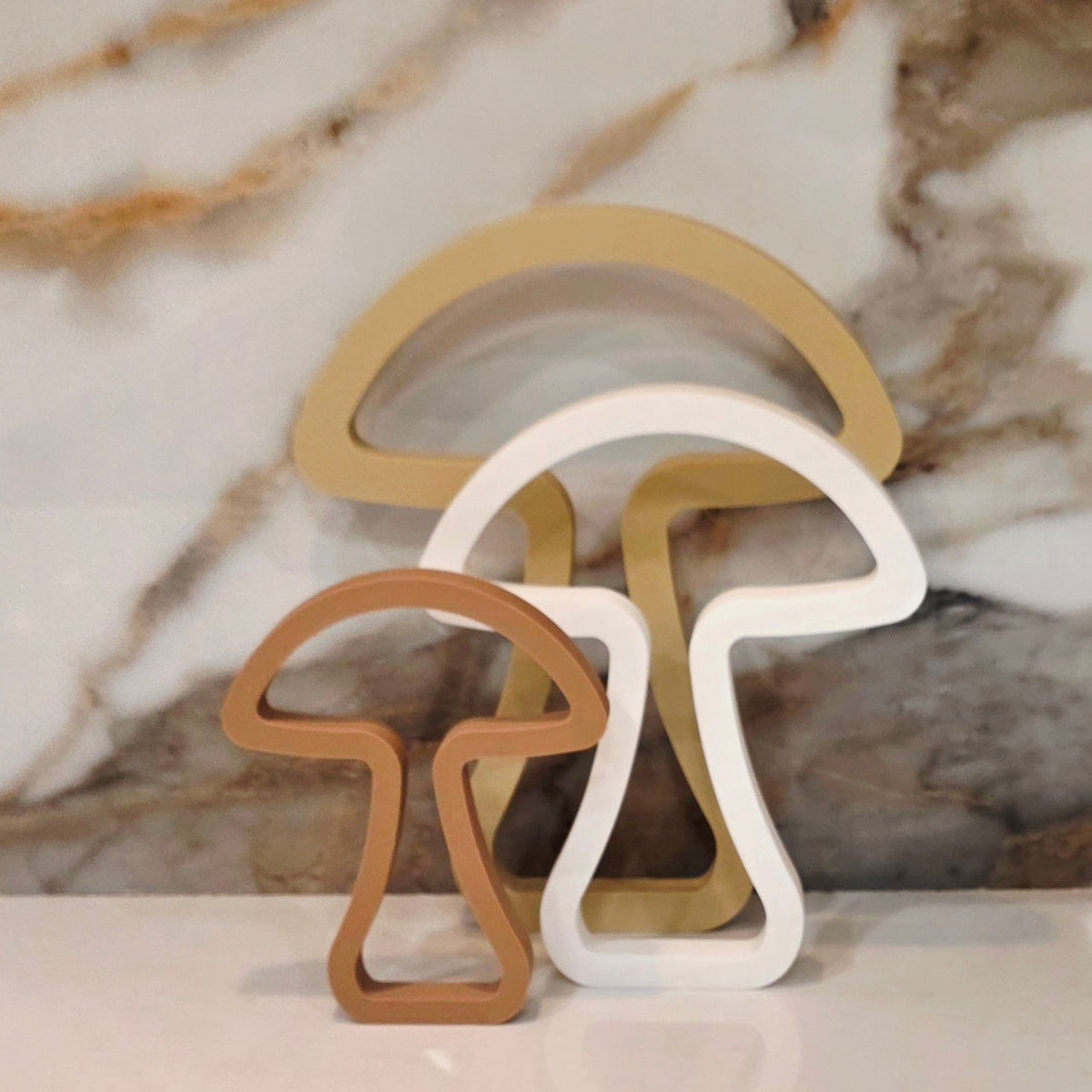 Mushrooms - Set of 3 Decor