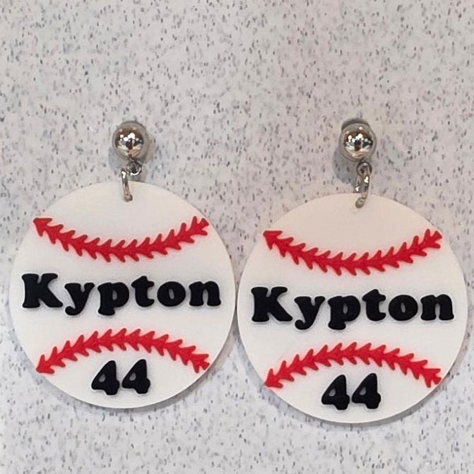 Customizable - Baseball/softball with Name/Number 1164