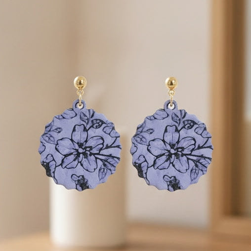 Floral - Flower Hueforge - Purple