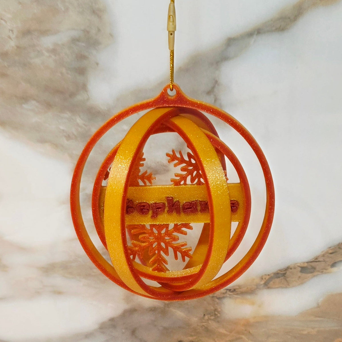 Customizable 4 Ring Ornament