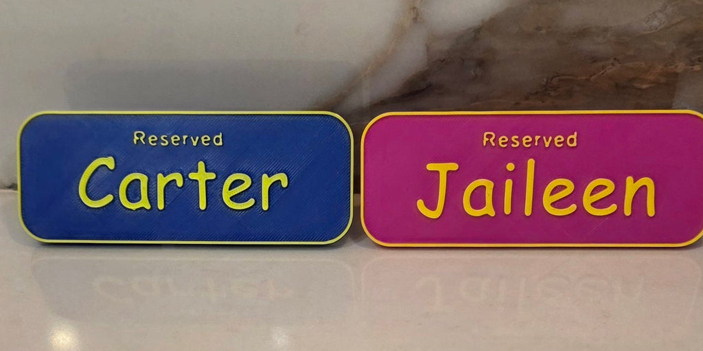 Customizable - Name plate (Single or Multi Line)