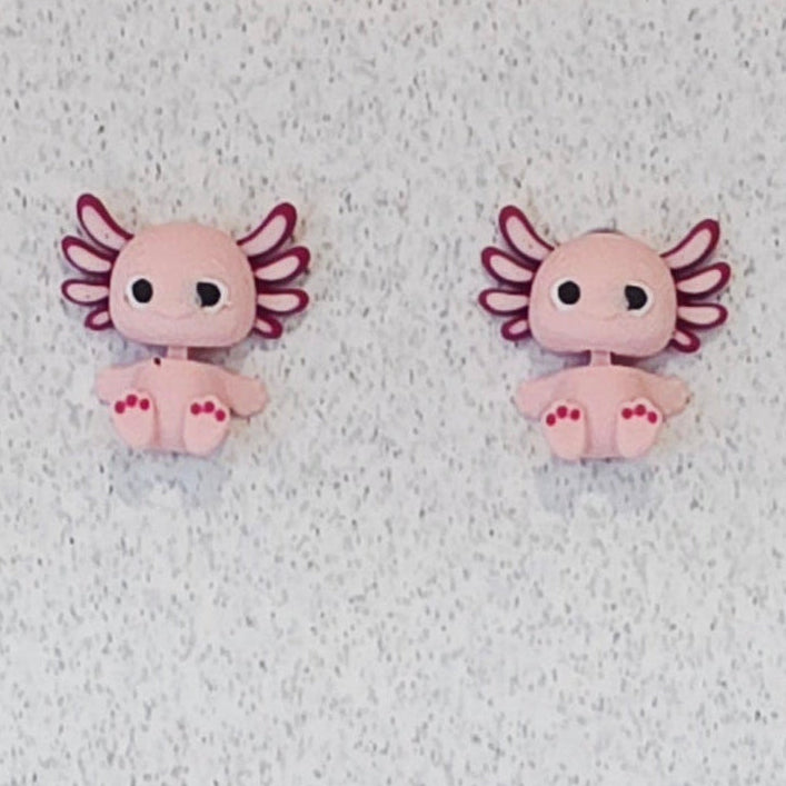 Axolotl Stud Earrings
