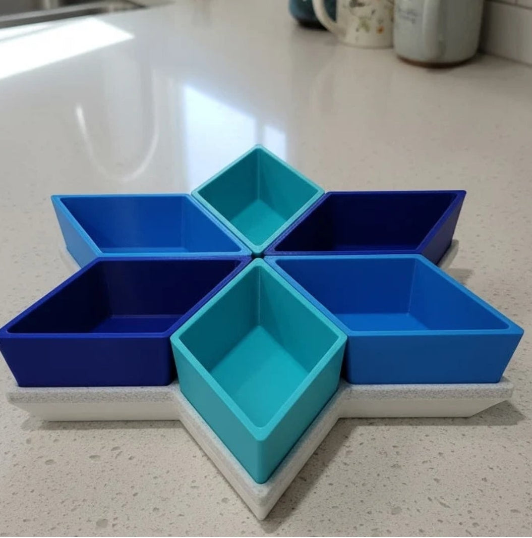 Snowflake Snack/Candy Bowl