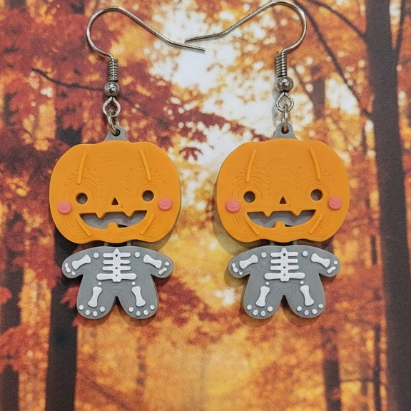 Fall - Pumpkin Skelly 1189