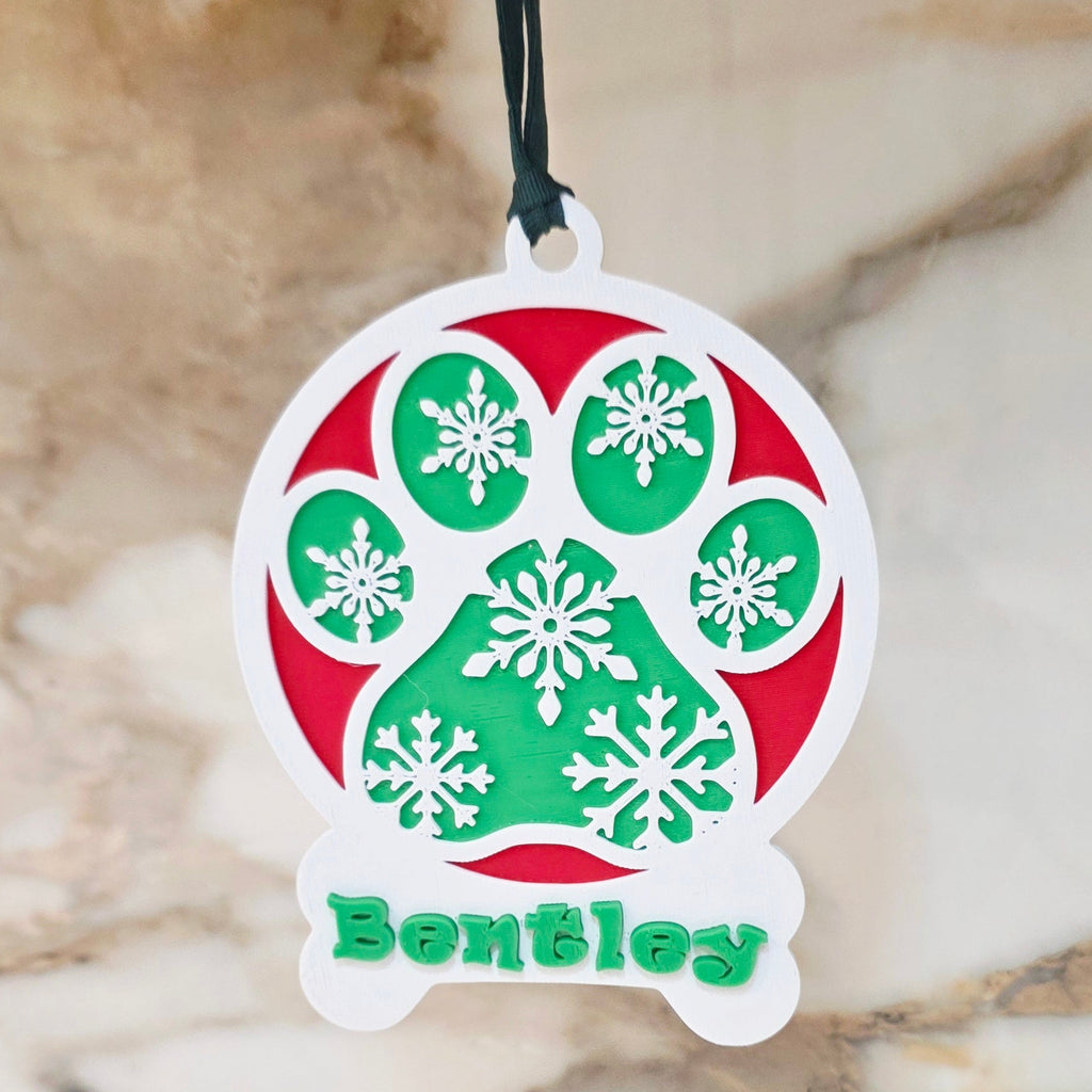 Customizable Ornament - Paw