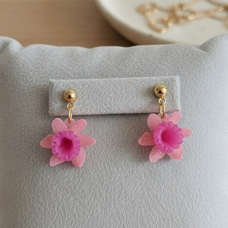 Floral - Daffodils Pink/Magenta