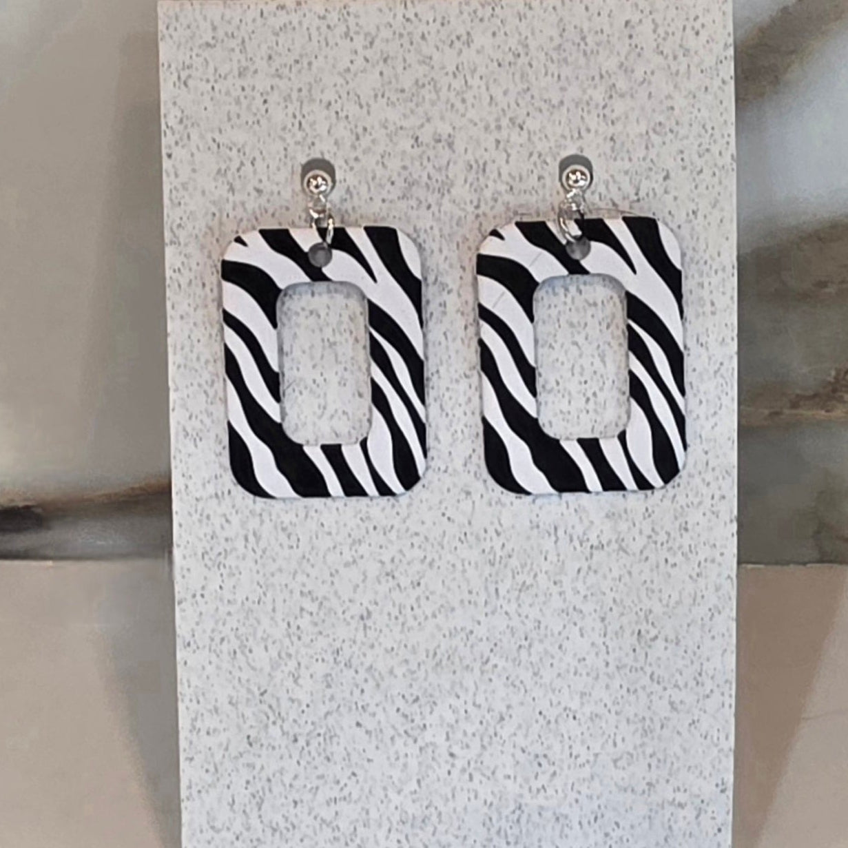 Zebra Earring