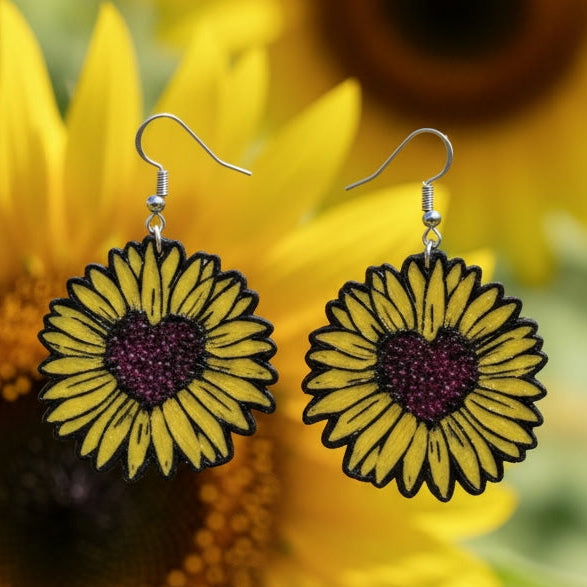 Sunflowers with Heart 1130